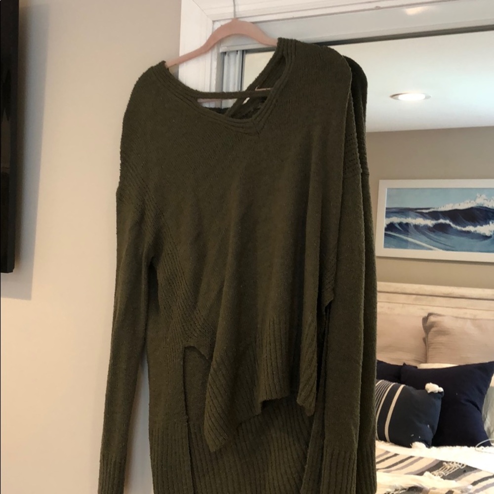 Green sweater